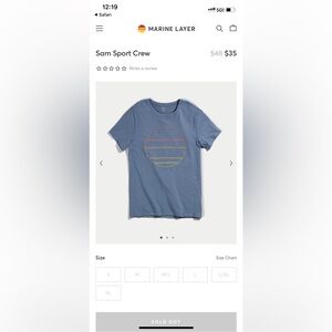 Marine layer t shirt